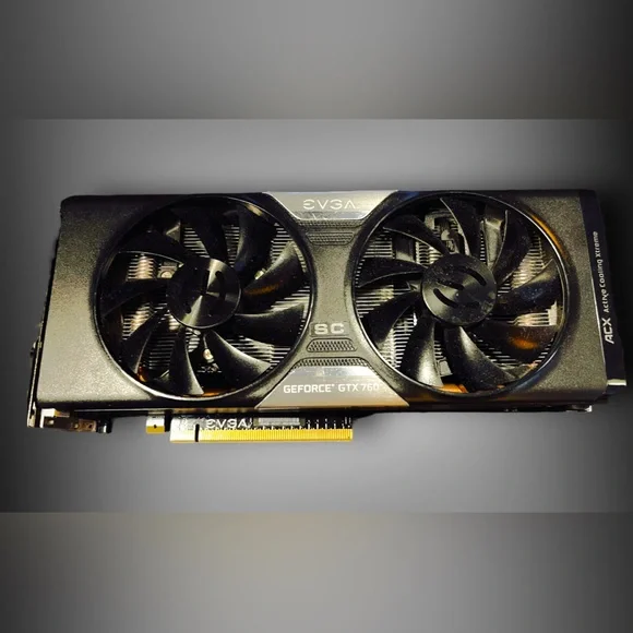 EVGA NVIDIA GeForce GTX 760 SC 2GB(Used/Very Good) Only Card!